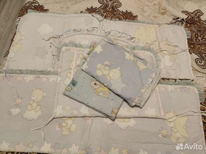 Бортики в детскую кроватку