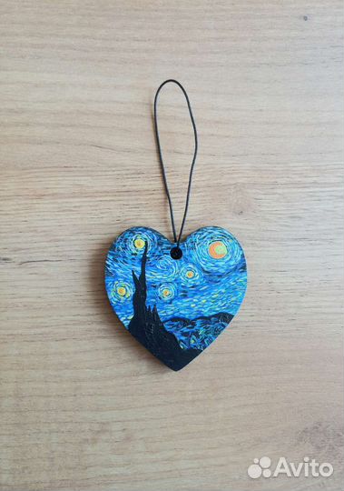 Декоративная подвеска Звёздная ночь Ван Гог