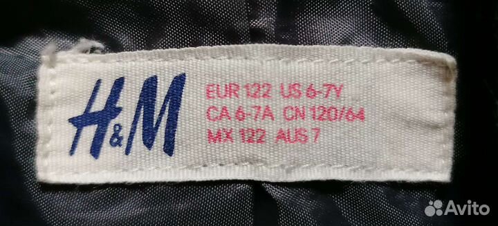 Пиджак детский 122 H&M