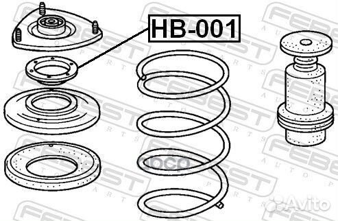 Подшипник опоры амортизатора honda civic EU/EP