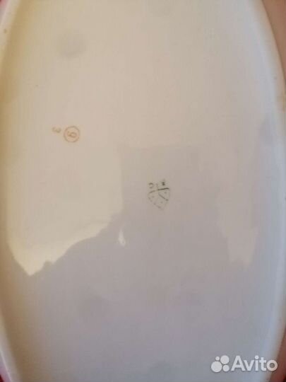 Блюдо большое овальное СССР