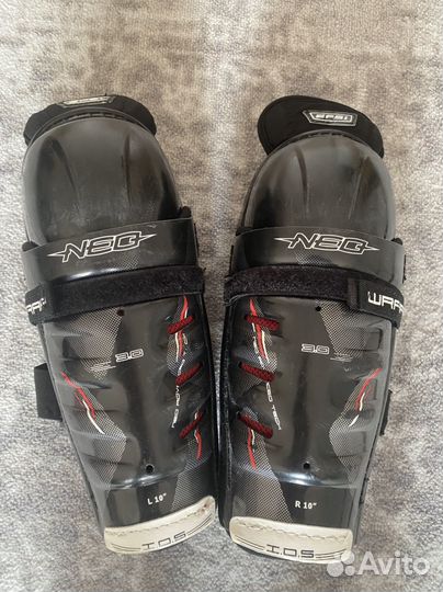 Щитки хоккейные размер 10