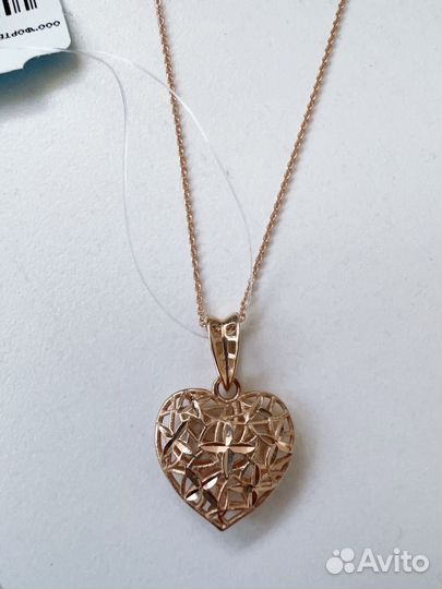 Золотая цепочка с подвеской 585