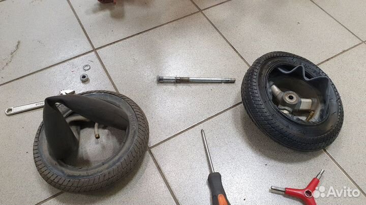 Ремонт детского трех колесного велосипеда,запчасти