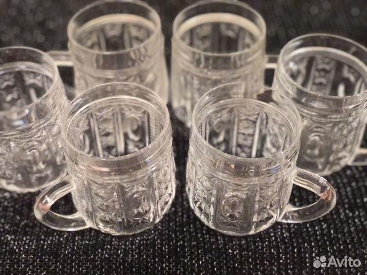 Хрустальные бокалы 4 шт.обьем 100 ml