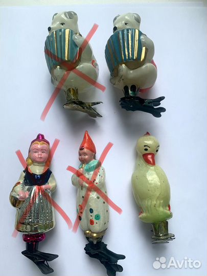 Елочные игрушки СССР