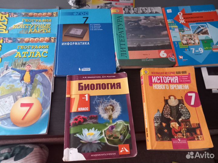 Учебники 7 класс