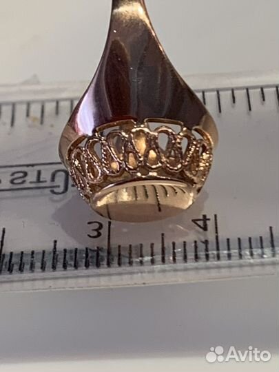 Перстень золотое кольцо 583 СССР