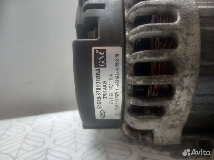 Генератор Chery Tiggo T11 1.6 e4g16-3701010ba