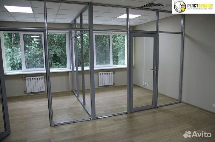 Пластиковые окна перегородки, остекление