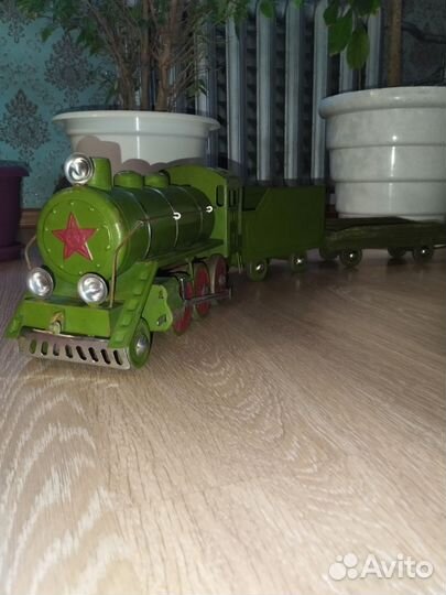 Игрушки СССР машинки. Паравоз нтмк