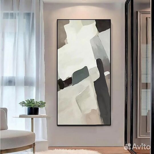 Красивая картина маслом на холсте абстракция