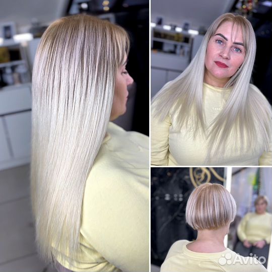 Наращивание волос, биопротеиновые волосы