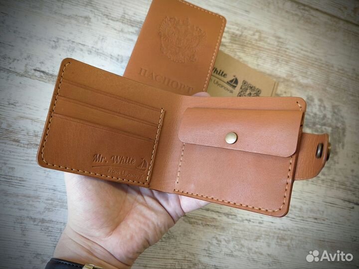 Подарочный набор из кожи ручной работы