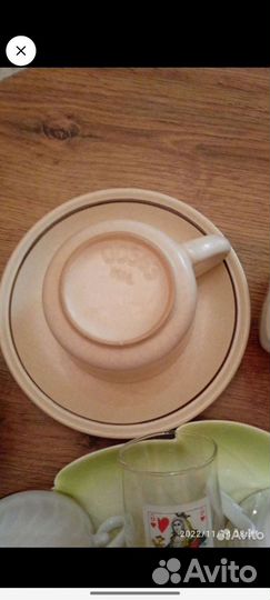 Югославская керамика: супница и чашка