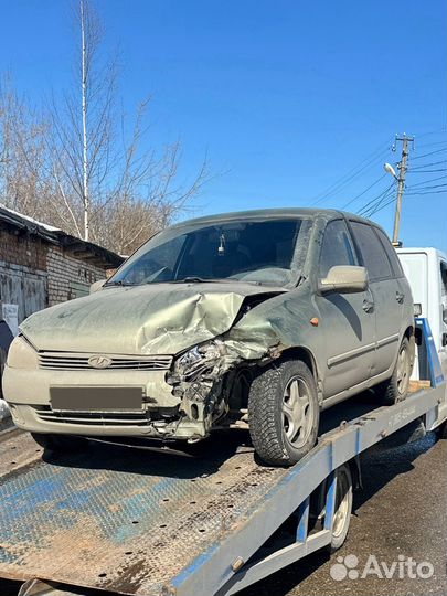 LADA Kalina 1.4 МТ, 2010, битый, 115 000 км