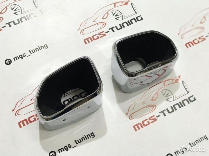 Насадки на выхлоп BMW X3 Series G01 хром