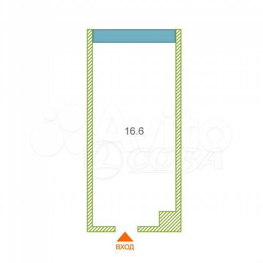 Продам офисное помещение, 16.6 м²