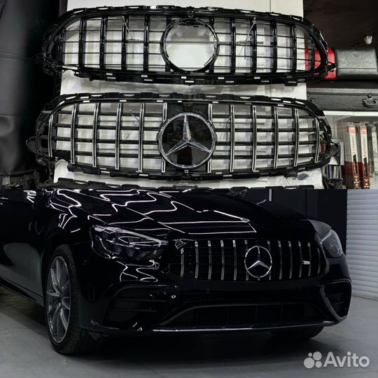 Решетка радиатора на mercedes w213