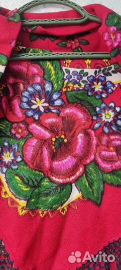 Павловопосадский платок шерсть