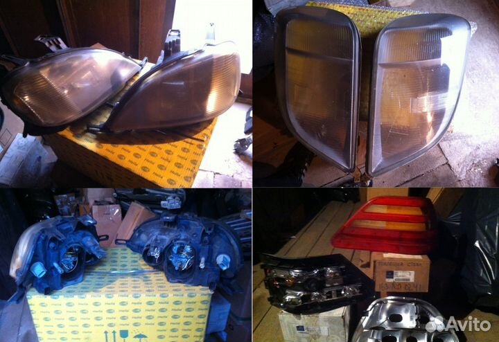 Фары Б/У. Стекло фар Мерседес W210/W202/W140 купе