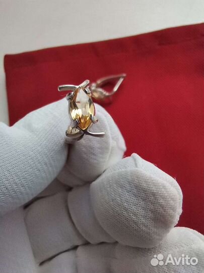 Серьги серебро 925