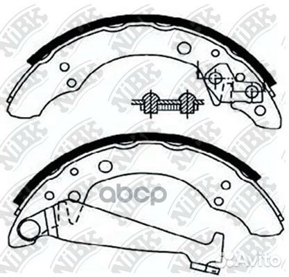 FN0534 FN0534 Колодки тормозные FN0534 NiBK