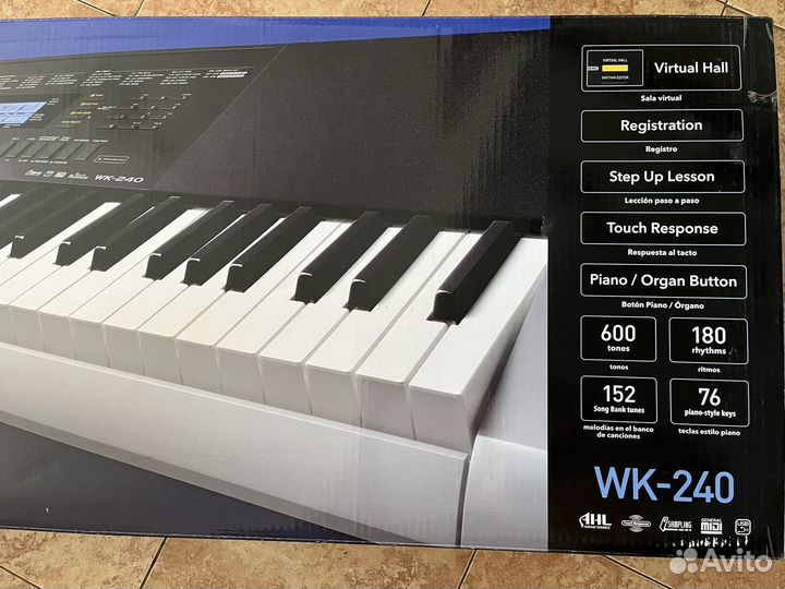 Синтезатор casio wk-240