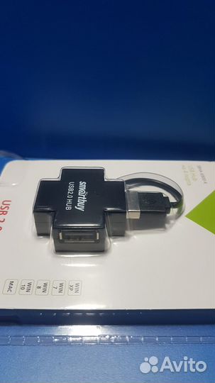 USB Hub SmartBuy (sbha-6900) 4 порта, черный