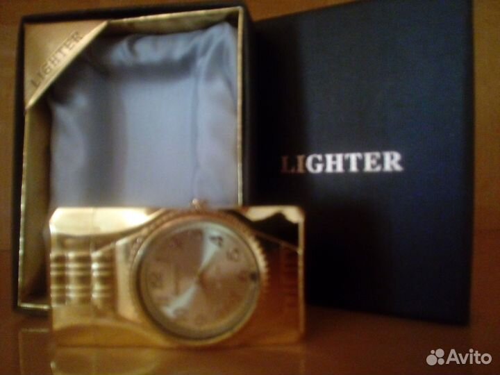 Зажигалка «Часы» с подсветкой lighter