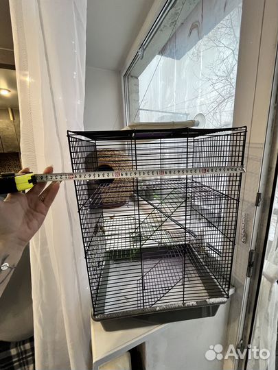 Клетка для грызунов, 3 этажа