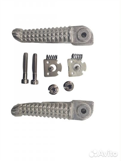 Подножки пассажира Yamaha YZF-R1 R6 (98-15) хром