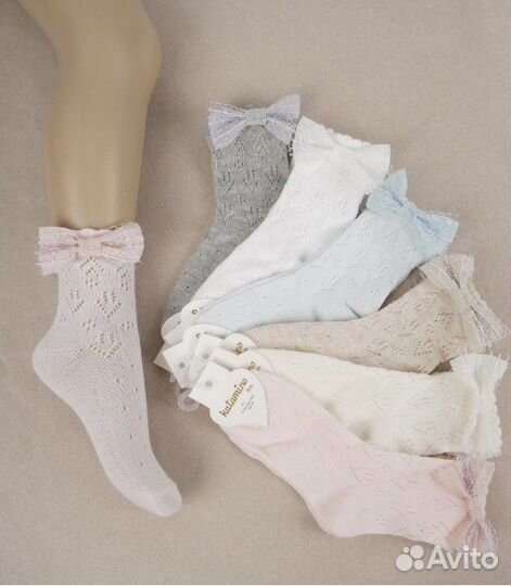 Праздничные носочки для девочек Турция