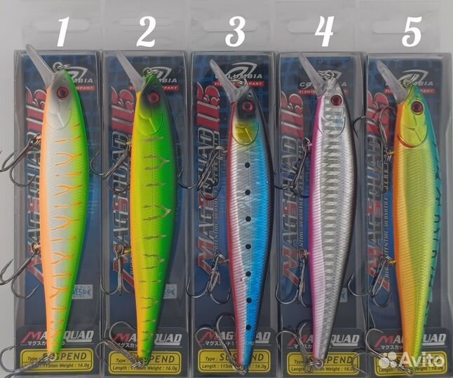 Воблер Jackall Mag Squad 115SP