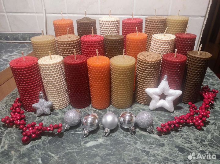 Свечи все цвета + чёрные