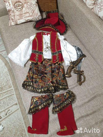 Новогодний костюм для девочки Разбойница