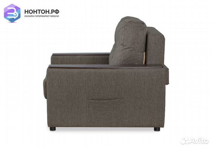 Кресло еврокнижка Дубай светло-коричневое