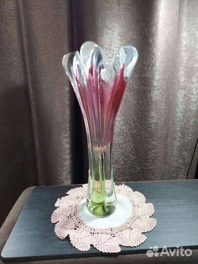 Ваза хрустальная