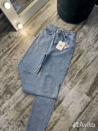 Новые джинсы Mom Lime 34