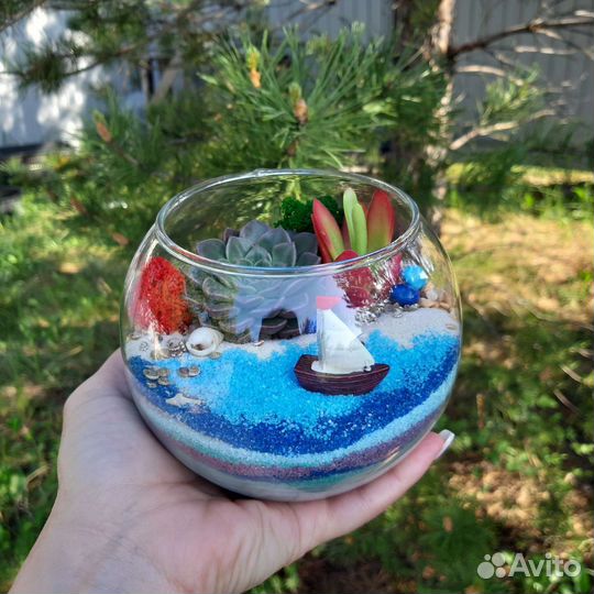 Флорариум. подарки. цветы