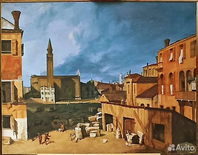 Копия с картины Б. Беллотто 