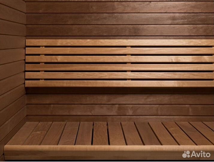 Полок, лежак для бани оольха, термоольха