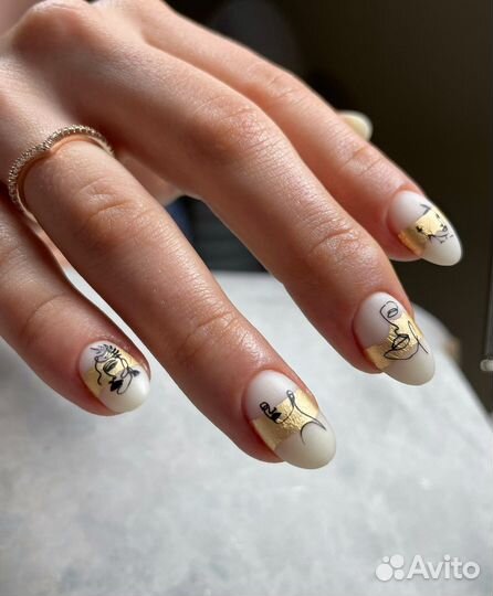 Маникюр, smart педикюр, golden trace