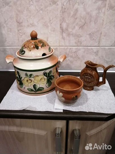 Керамика обливная времен СССР, винтаж