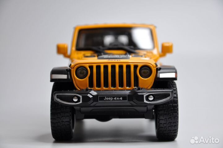 Модель автомобиля Jeep Wrangler Rubicon металл