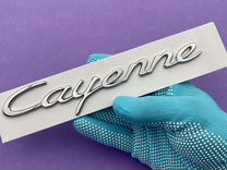 Шильдик надпись Cayenne на Porsche наклейка эмблем