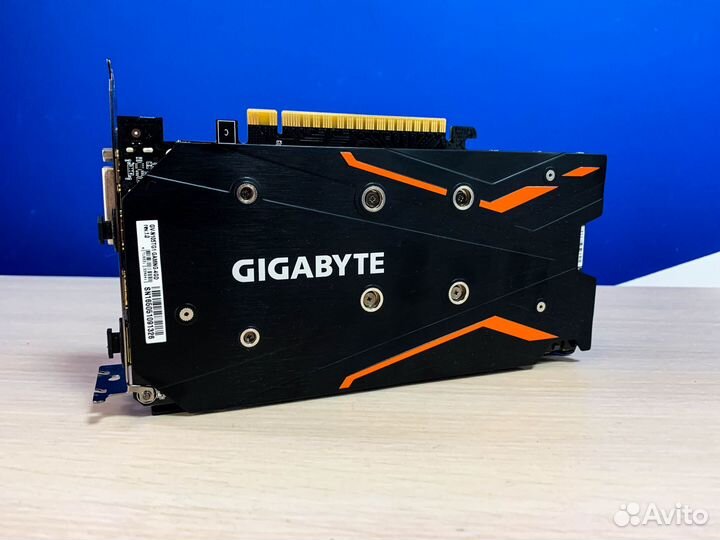 Видеокарта Gigabyte GeForce GTX 1050 Ti 4Gb 128Bit