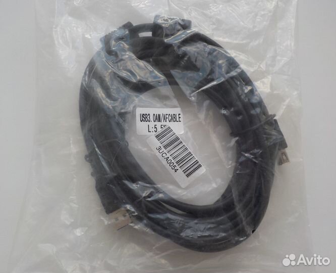 Кабель удлинительный USB 3.0 AM/AF 5,5 м новый