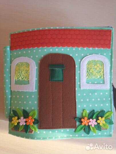 Развивающая книга из фетра 