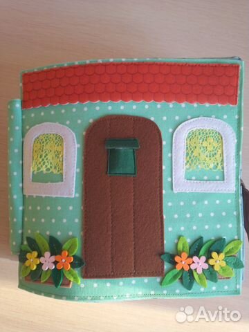 Развивающая книга из фетра 